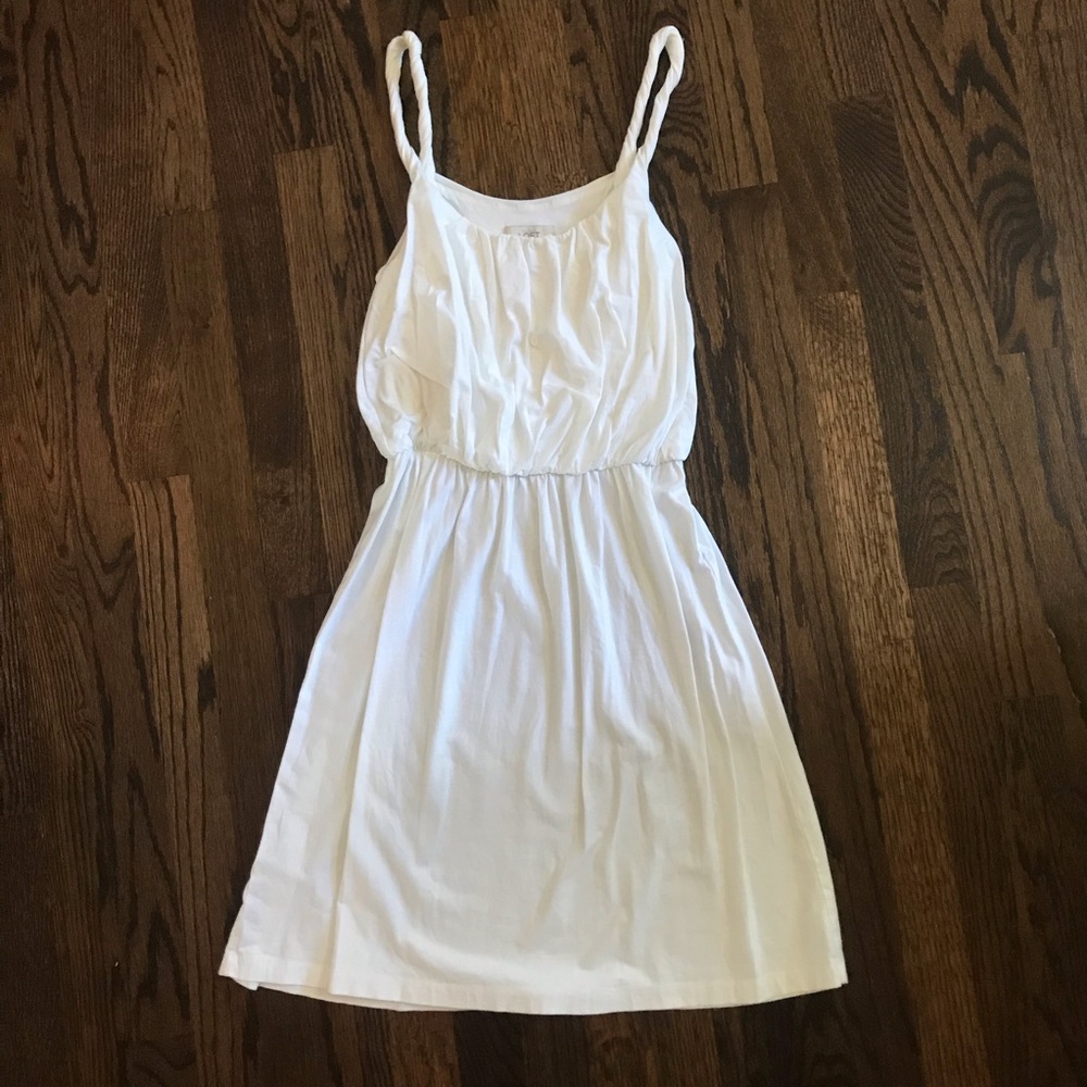 👑 4 for $25 👑 white dress with twist straps